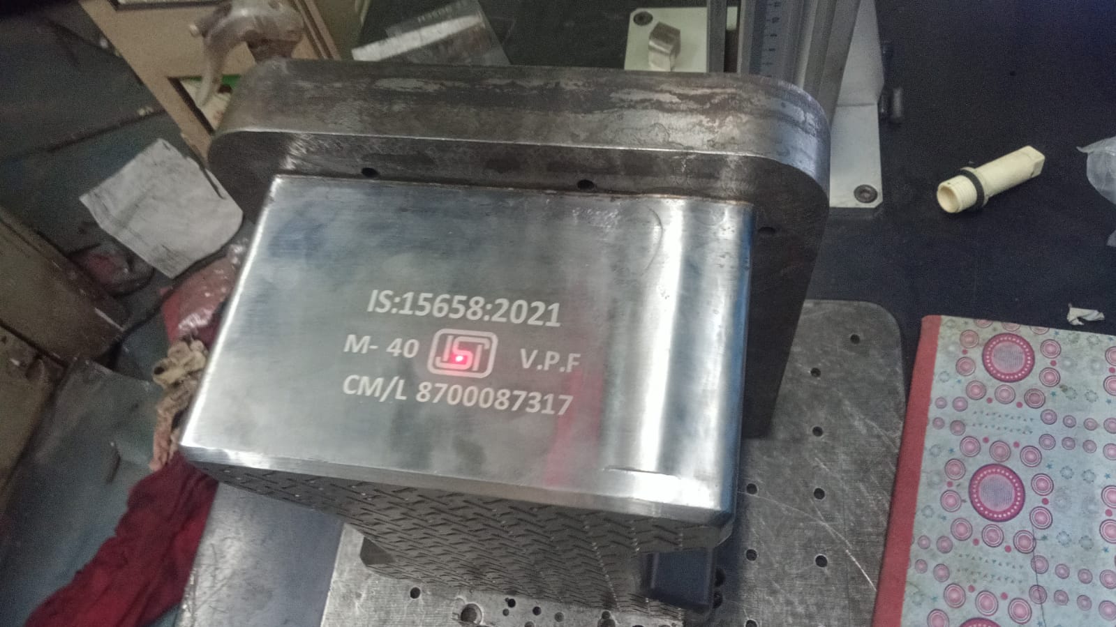 Laser Engraving Work Done - Sanjay Tools