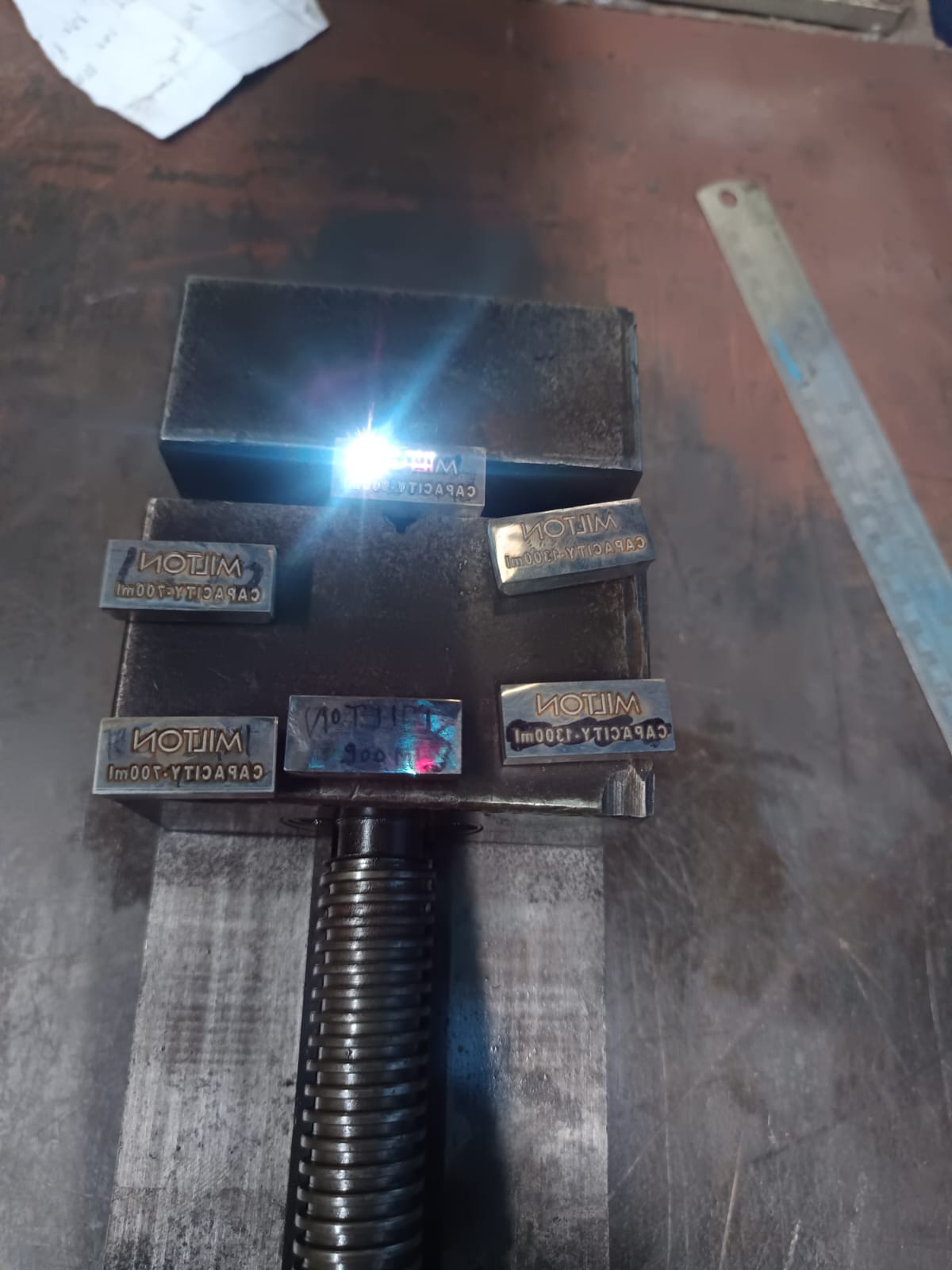 Laser Engraving Work Done - Sanjay Tools